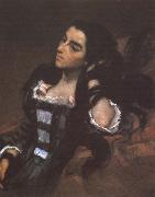 Gustave Courbet Portrait of Spanish painting